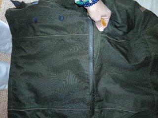 Parka de caza verde