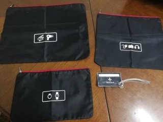 Set Organizador Neceser Viaje Negro