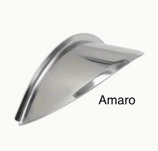 Pala/Chapeleira Cromada para Farol Classico/ Vinta