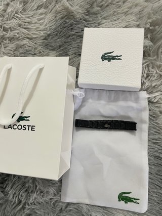 Pulsera Lacoste Metropole Negra