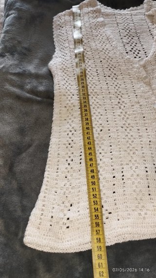 Chaleco Ganchillo Vintage Talla 38