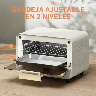 Mini horno 12L blanco