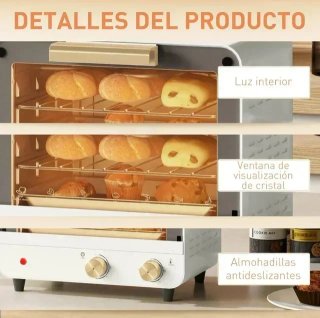 Mini horno 12L blanco
