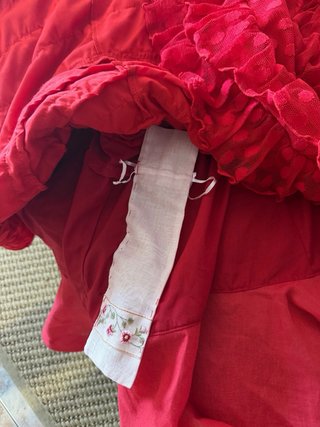 Traje de Flamenca Rojo Volantes