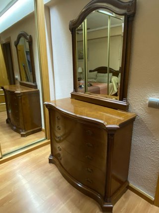 Muebles de dormitorio madera oscura