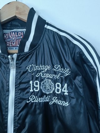 Chaqueta Bomber Rivaldi Negra Talla M