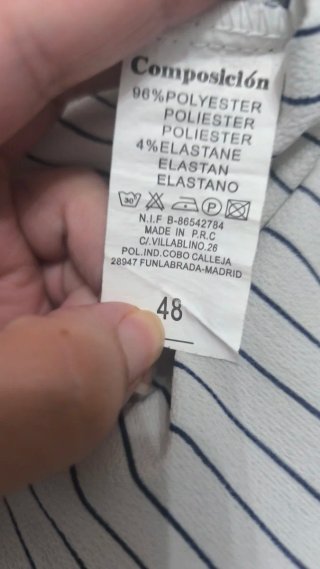 Camisa/blusa mujer rayas verticales