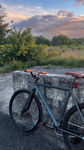 Bicicleta Fixie Gris
