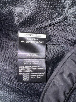 Chaqueta Alpinestars T-Jaws V3 Waterproof