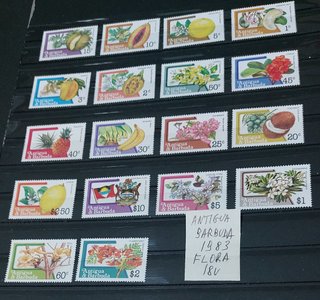 (nu154/158a)Antigua-Barbuda Definitive 1963/1983 s