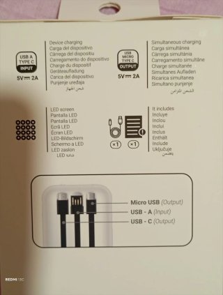 Batería Externa ALE-HOP 10000 mAh