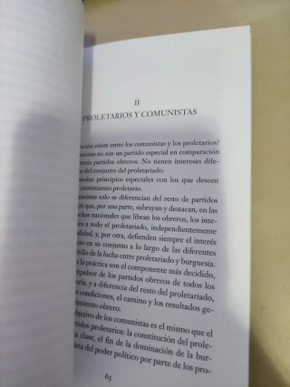 El manifiesto comunista