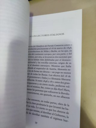 El manifiesto comunista
