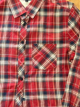 Camicia Tommy Hilfiger Uomo a Quadri Rossi