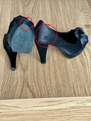 Zapatos de fiesta de satén