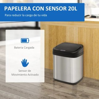 Cubo de basura automático
