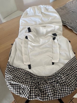 Saco Uzturre cuadros vichy silla paseo