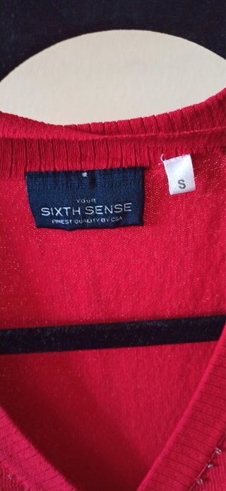 3 Chaquetas de punto rojas y grises