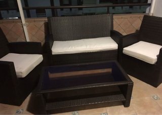 Conjunto de Muebles de Jardín Ratán