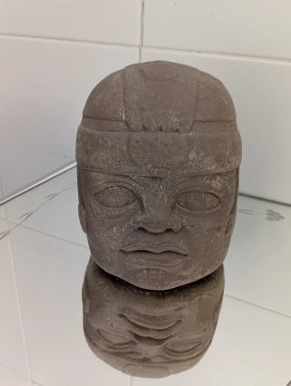Figura Coleccionable Cabeza Olmeca