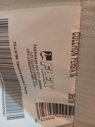 135x180 Canapé Colchón 135x180 FLEX MUELLES VISCO