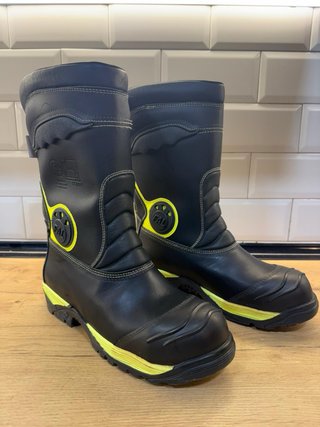 Botas de Bombero FAL Talla 44 Negras/Amarillas