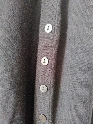 Cardigan Zara lungo nero XS
