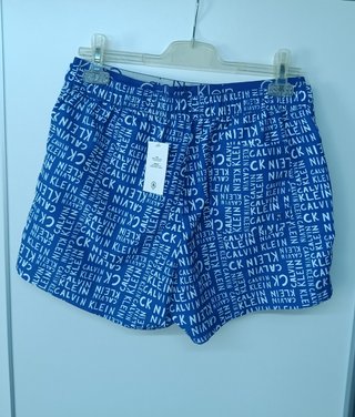 Bañador Calvin Klein Azul Talla M Nuevo Etiqueta