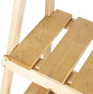 Estantería de madera para exterior