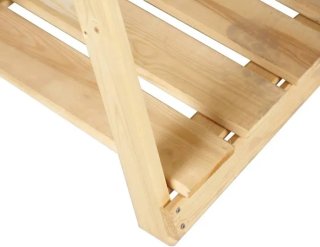 Estantería de madera para exterior