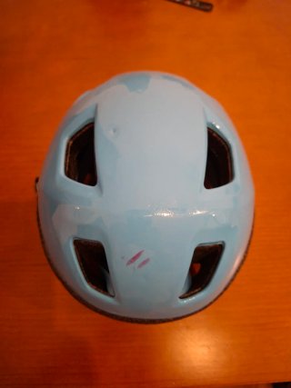 Casco Btwin niño Decathlon azul