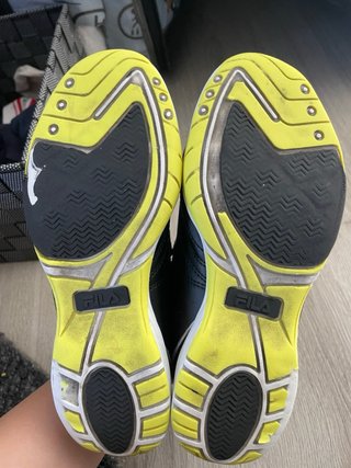 Zapatillas Fila Negras Cierre Velcro