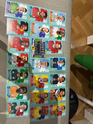 Cromos Mundial Panini 2022 CAMBIOS