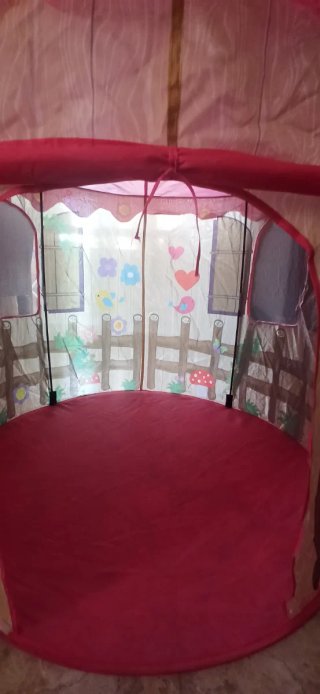 Casita de tela plegable infantil