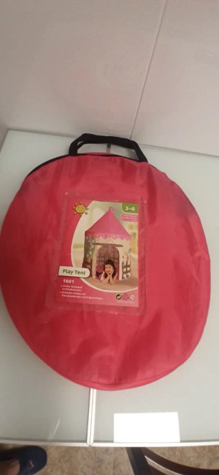 Casita de tela plegable infantil