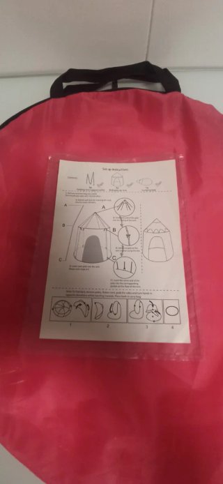 Casita de tela plegable infantil