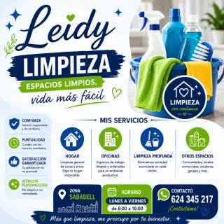 Hola! Ofrezco servicios de Limpieza