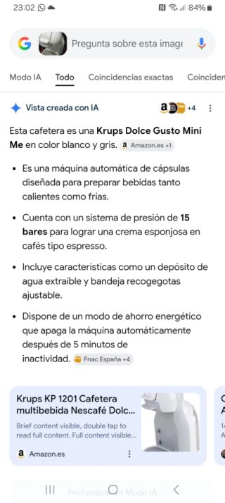 Cafetera Krups Dolce Gusto Blanca