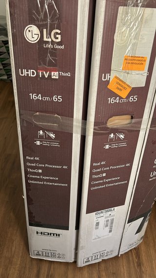 TV LG 65 UHD Negra