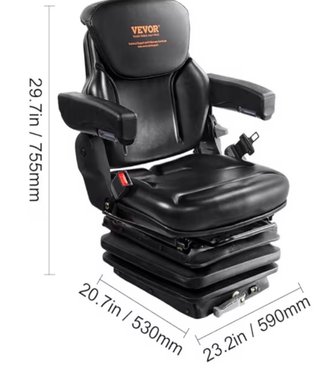 Asiento Universal Vevor para Carretilla