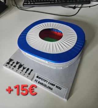 Maqueta Spotify Camp Nou - Fluorescente