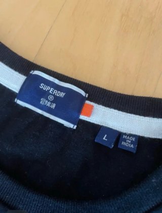Camiseta Superdry Negra Talla M