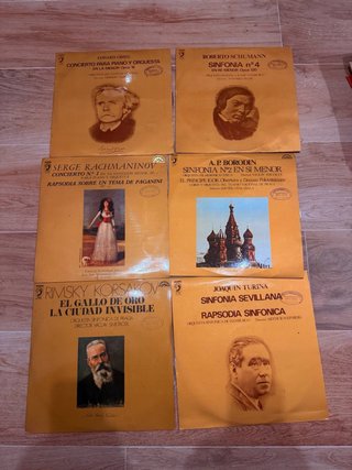 Lote 6 Vinili di Musica Classica