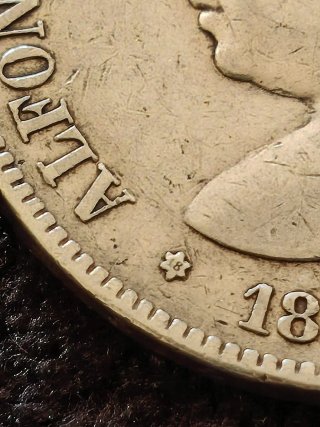 Moneda plata. 5 Pesetas Alfonso XIII 1888