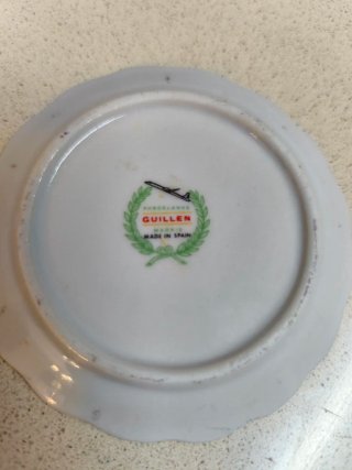 Platillo decorativo Porcelanas Guillen