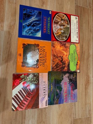 Lote 7 Vinilos Clásica: Mozart, Beethoven, Chopin