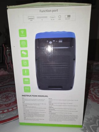 Altavoz Bluetooth Aome LED Multicolor 8W