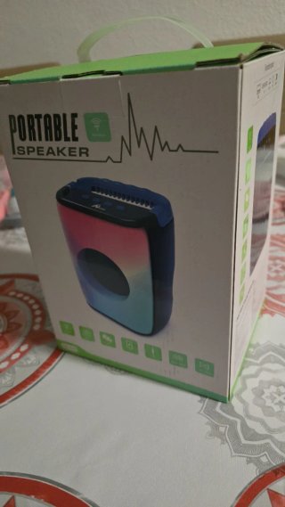 Altavoz Bluetooth Aome LED Multicolor 8W
