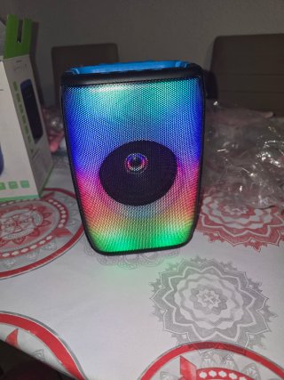 Altavoz Bluetooth Aome LED Multicolor 8W