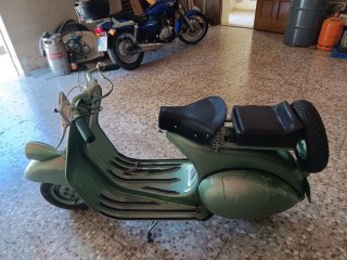 Vespa 125 N Clásica Verde año 1953 Primer modelo